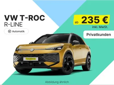 VW Volkswagen T-Roc DSG R-Line | Privat im Auto Abo von LeasingMarkt.de