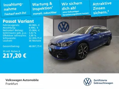 VW Volkswagen Passat Variant 1.5 TSI DSG eHybrid Navi IQ.Light DAB+ FrontAssist im Auto Abo von LeasingMarkt.de