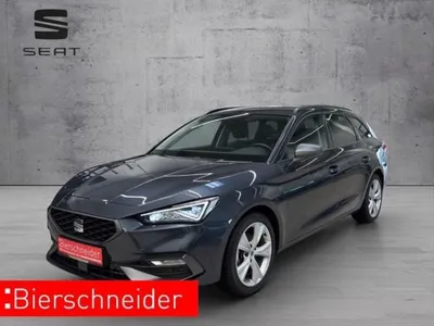 Seat Seat Leon Sp. 1.5 eTSI DSG FR AHK-Vorb. LED Navi FaPa Kamera Kessy WP im Auto Abo von LeasingMarkt.de