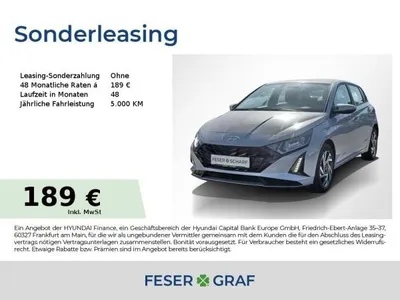 Hyundai Hyundai i20 TREND & KOMFORT DCT NAVI CAM SHZ LHZ CARPLAY im Auto Abo von LeasingMarkt.de