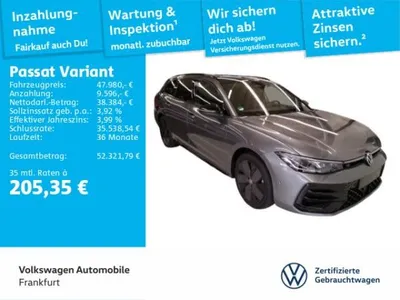 VW Volkswagen Passat Variant 1.5 TSI DSG eHybrid Navi IQ.Light DCC DAB+ im Auto Abo von LeasingTime