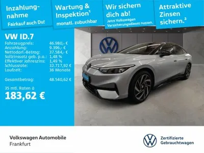 VW Volkswagen ID.7 Pro Navi IQ.Light DAB+ FrontAssist im Auto Abo von LeasingMarkt.de