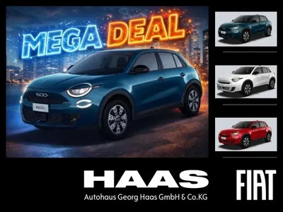 Fiat Fiat 600 🚗🔥Business Edition mit Stil: Navi 🧭 | Sitzheizung ♨️ | Allwetterbereifung 🛣️ – ab Februar Verfügbar! im Auto Abo von LeasingMarkt.de