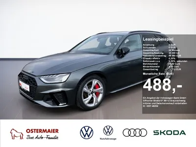 Audi Audi S4 Avant 3.0TDI 341PS QUATTRO B&O.MATRIX.STANDHZ im Leasing von Null-Leasing