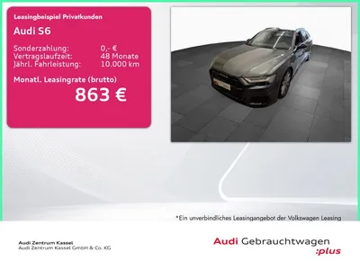 Audi Audi S6 Av. 3.0 TDI qu. Matrix B&O Pano StandHZG 360° im Leasing von Null-Leasing