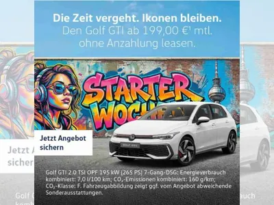 VW Volkswagen Golf GTI 2,0 l TSI DSG *BIS 28.02*🏷️ im Auto Abo von LeasingMarkt.de