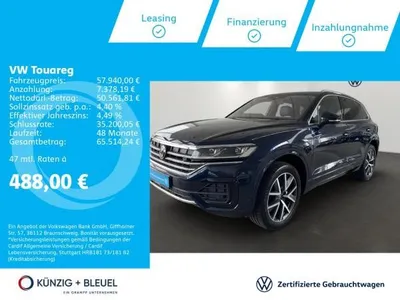 VW Volkswagen Touareg R-Line 3,0 TDI*DSG*Nav*StHz*360° Kam*Sound* im Auto Abo von LeasingMarkt.de