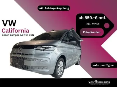 VW Volkswagen California Beach Camper 2.0 TDI *sofort verfügbar* im Auto Abo von LeasingMarkt.de