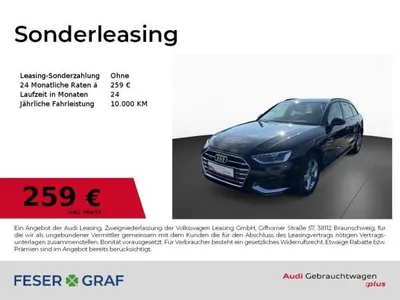 Audi Audi A4 Av. 40 TFSI qu. - KAMERA - ACC - LED - DAB im Auto Abo von LeasingMarkt.de