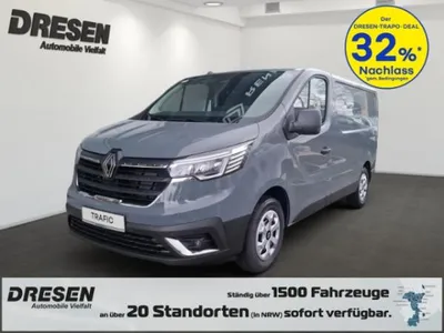 Renault Renault Trafic 💥Sofort-Verfügbar💥Kasten Komfort L1H1 3,0t Blue dCi 130 *AHK,GJR,KAMERA* im Leasing von LeasingMarkt.de