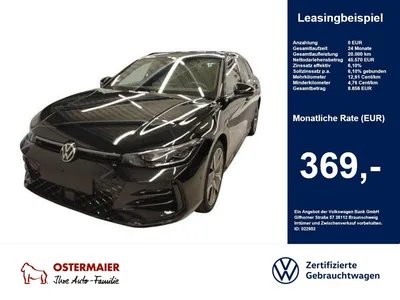 VW Volkswagen Passat Variant R-LINE 1.5 TSI eHYBRID 272PS.DSG. im Leasing von Null-Leasing