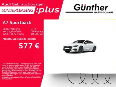 Audi Audi A7 Sportback 45 TFSI QUATTRO S LINE+WINTERR+MATR im Leasing von Null-Leasing