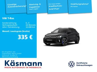 VW Volkswagen T-Roc R 4Motion 300PS VOLLAUSSTATTUNG im Auto Abo von Null-Leasing