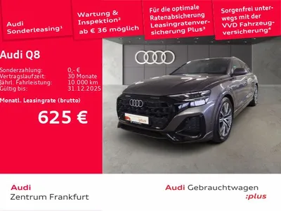 Audi Audi Q8 45 TDI quattro tiptronic MatrixLED Luft AHK A im Auto Abo von Mobile.de