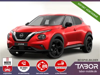 Nissan Nissan NISSAN Juke DCT Tekna ACC LED+ Nav SHZ 360° LM19 Keyl im Auto Abo von 9Drive