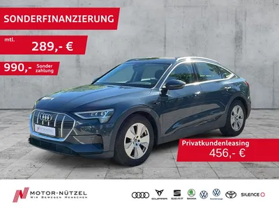 Audi Audi e-tron Sportback 55 QU LED+NAV+AHK+PANO+ACC+360° im Leasing von Null-Leasing