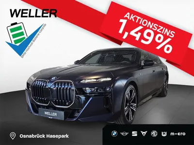 BMW BMW i7 50 M SPORT PRO "744,84  mtl." Kristall HUD im Leasing von Null-Leasing
