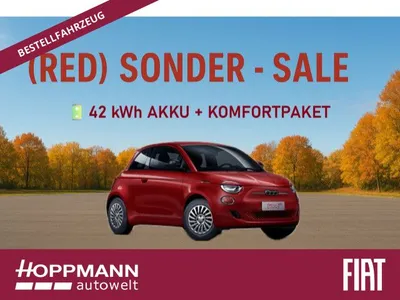 Fiat Fiat 500e (Red) 42 kWh + KOMFORTPAKET | 57072 SIEGEN im Auto Abo von Null-Leasing