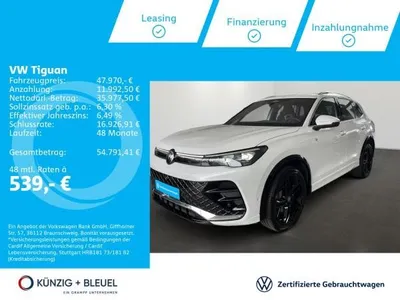 VW Volkswagen Tiguan 2.0 TDI R-Line 4M NAVI*360°KAM*MATRIX*AHK im Auto Abo von LeasingMarkt.de