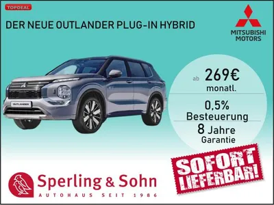 Mitsubishi Mitsubishi Outlander Plug-In Hybrid PLUS mit 0,5%-Regelung ❗"Tolle Ausstattung"❗ ✔️GEWERBE-DEAL✔️ im Leasing von LeasingMarkt.de