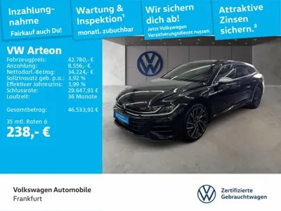 VW Volkswagen Arteon 2.0 TSI DSG R 4Motion Navi AHK Sprachbedienung Ausparkassistent DAB+ im Auto Abo von LeasingMarkt.de