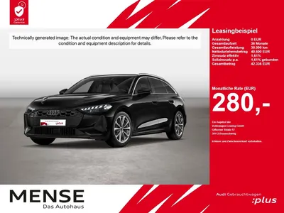 Audi Audi A5 Avant TDI 150 kW S tronic B&O HUD ACC LED PDC im Leasing von Null-Leasing