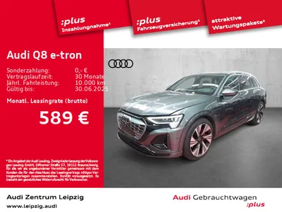 Audi AUDI Q8 e-tron 55 qu. S line *Matrix*HuD*Air*22kW* im Auto Abo von Null-Leasing