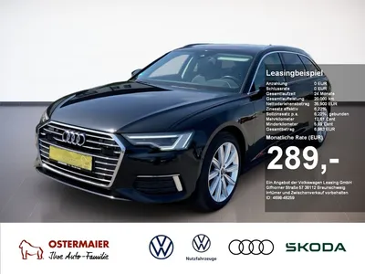 Audi Audi A6 Avant DESIGN 45 TFSI 265PS S-TRONIC AHK.KAMER im Leasing von Null-Leasing