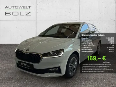 Skoda Skoda Fabia 1.0 TSI Tour PDC SHZ KAMERA ACC LED NAVI im Leasing von Null-Leasing