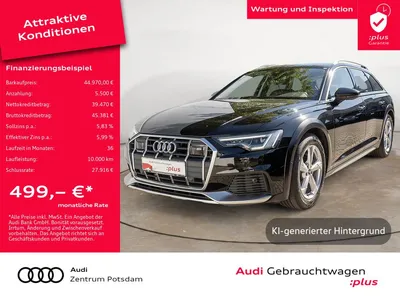Audi Audi A6 allroad 45 TDI quattro MATRIX AHK LUFT ACC im Leasing von Null-Leasing