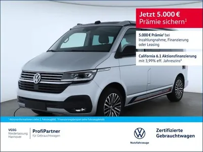 VW Volkswagen T6.1 California Ocean Edition 4Motion AHK Kamera im Auto Abo von LeasingTime