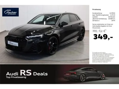 Audi Audi RS3 Sportback TFSI quattro 280 km/h im Leasing von LeasingMarkt.de
