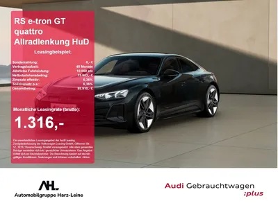Audi Audi RS e-tron GT quattro Allradlenkung HuD 360 ACC im Leasing von Null-Leasing