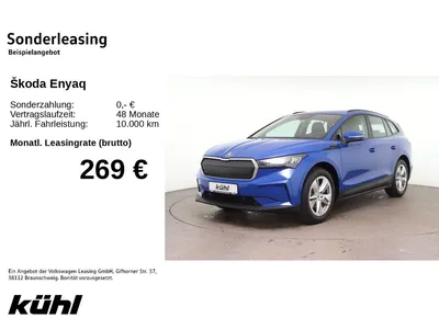 Skoda Skoda Enyaq iV LED/Kamera/Navi im Leasing von Null-Leasing