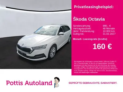 Skoda Skoda Octavia Combi 2.0 TDI DSG STYLE NAVI HuD LED SIT im Leasing von Null-Leasing