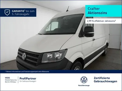 VW Volkswagen Crafter Kasten Mittel Navi AppConnect DAB Klima im Leasing von Null-Leasing