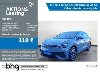 VW Volkswagen ID.5 Pro Assistenzpaket Komfortpaket Navi AirCar im Auto Abo von Mobile.de