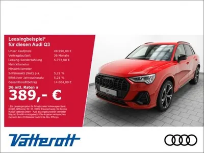Audi Audi Q3 S line 45 TFSI quattro Navi Standhzg. ACC Matrix im Auto Abo von LeasingMarkt.de