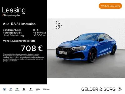 Audi Audi RS 3 Limousine Nogaro*280kmh*Exp.Pro*SONOS*Pano im Auto Abo von Null-Leasing