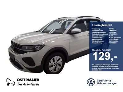 VW Volkswagen T-Cross LIFE 1.0TSI 95PS ACC.5J-G.VIRTUAL.2xPDC. im Leasing von Null-Leasing