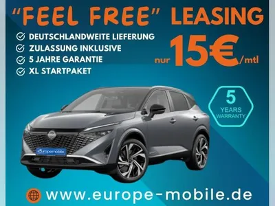 Nissan Nissan Qashqai Tekna+ 1.5 l e-POWER 140 kW Automatik (UVP 51.820€/KW35/25) Vollausstattung! im Auto Abo von LeasingMarkt.de
