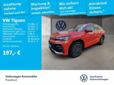 VW Volkswagen Tiguan 2.0 TDI DSG 4Motion R-Line Navi IQ.Light DAB+ FrontAssist im Auto Abo von LeasingMarkt.de