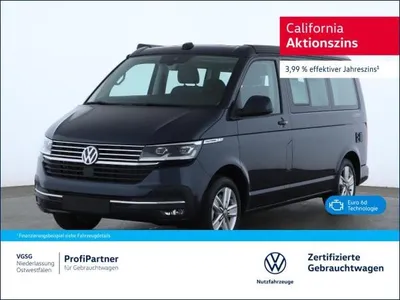 VW Volkswagen T6.1 California Ocean DSG AHK ACC Navi Kamera LED im Auto Abo von LeasingMarkt.de