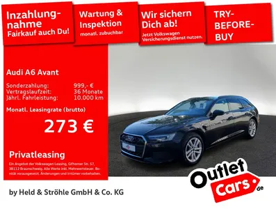 Audi Audi A6 Avant 40 TDI quattro ACC LED NAV+ LED R-KAM im Leasing von Null-Leasing