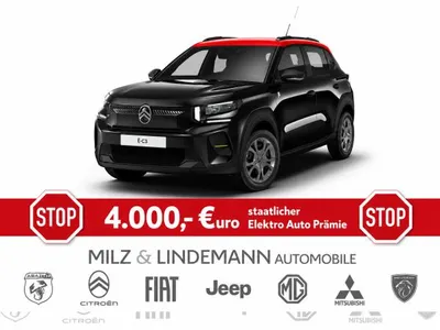 Citroen Citroën C3 E-C3 TONIC STANDARD RANGE ELEKTRO / !! INKL. 4.000,- € Elektro-Prämie als Anzahlung - Privat !! / D im Leasing von LeasingMarkt.de
