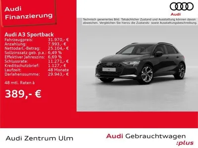 Audi Audi A3 Sportback advanced 35 TFSI AHK R-KAM NAV+ im Auto Abo von LeasingMarkt.de