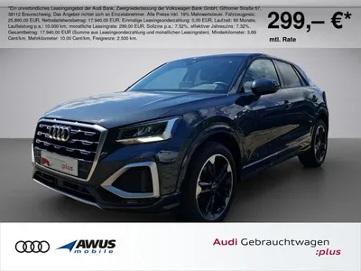 Audi Audi Q2 30 TFSI advanced Standheizung, AHK, Klima im Auto Abo von Null-Leasing