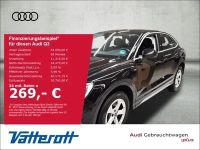 Audi Audi Q3 Sportback 40 TFSI quattro S line ACC Navi AHK im Auto Abo von LeasingTime