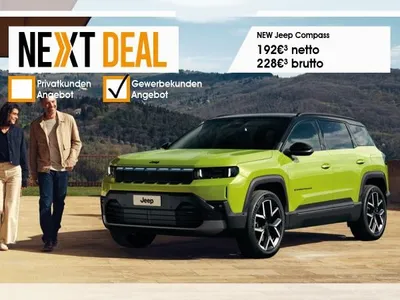 Jeep Jeep Compass Der neue e-Hybrid #SHZ #NAVI im Auto Abo von LeasingMarkt.de
