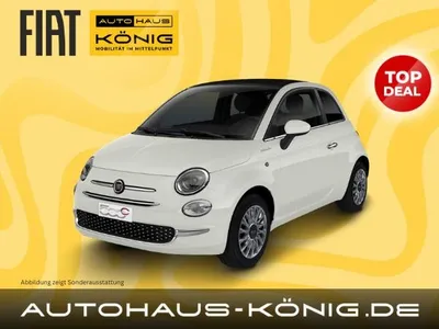 Fiat Fiat 500C Cabrio White Edition | verringerte Bereitstellungskosten | Perfekt für den Frühling 🌷 im Auto Abo von LeasingMarkt.de